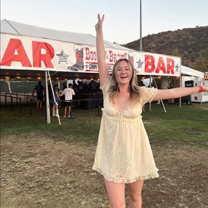 Urban Outfitters UO Ooh La La Lace Mini Dress (Worn once!)